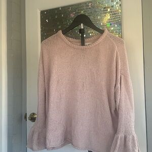 Knox Rose Light Pink Knit Sweater